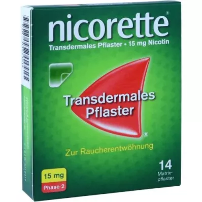 NICORETTE TX Tapasz 15 mg, 14 db
