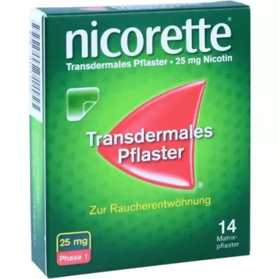 NICORETTE TX 25 mg-os tapasz, 14 db