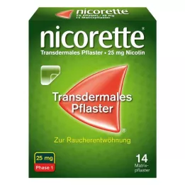 NICORETTE TX 25 mg-os tapasz, 14 db