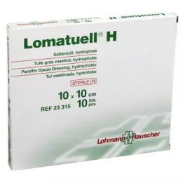 LOMATUELL H kenőcsös tüll 10x10 cm steril, 10 db
