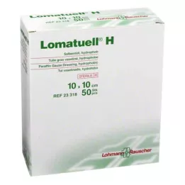 LOMATUELL H kenőcsös tüll 10x10 cm steril, 50 db