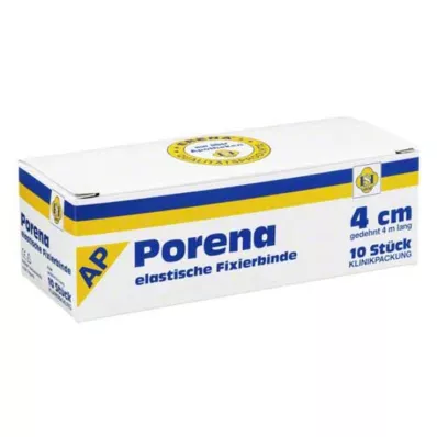 PORENA rugalmas gézkötés 4 cm-es fehér, cellux nélkül, 10 db PORENA rugalmas gézkötés 4 cm-es fehér, cellux nélkül, 10 db