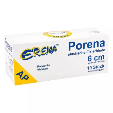Porena rugalmas gézkötés 6cm cselló nélkül fehér, 10 db