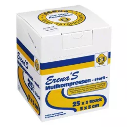 ERENA 5x5 cm-es gézkompressz, steril, 8x25X2 db