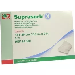 SUPRASORB X HydroBalance sebkötszer 14x20 cm, 5 db