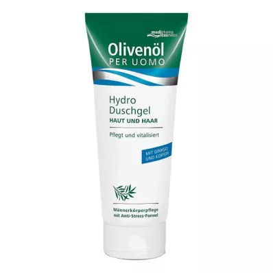 OLIVENÖL PER Uomo Hydro tusfürdő bőrre &amp; hajra, 200 ml