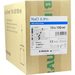 URO TAINER 0,9%-os nátrium-klorid oldat, 10X100 ml