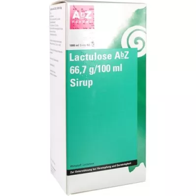 LACTULOSE AbZ 66,7 g/100 ml szirup, 1000 ml