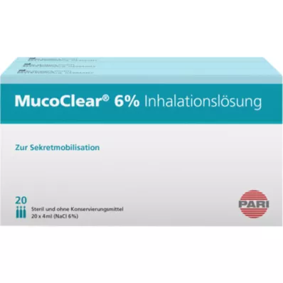 MUCOCLEAR 6%-os NaCl inhalációs oldat, 60X4 ml