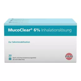 MUCOCLEAR 6%-os NaCl inhalációs oldat, 60X4 ml