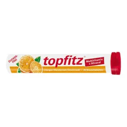 TOPFITZ Multivitamin+ásványi anyag pezsgőtabletta, 20 db