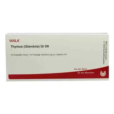 THYMUS GLANDULA GL D 8 ampullák, 10X1 ml