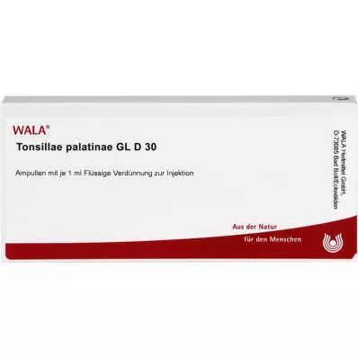 TONSILLAE palatinae GL D 30 ampulla, 10X1 ml