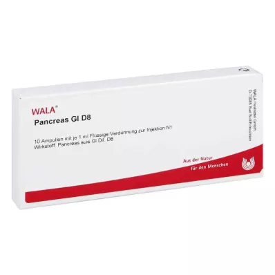 PANCREAS GL D 8 ampullák, 10X1 ml PANCREAS GL D 8 ampullák, 10X1 ml