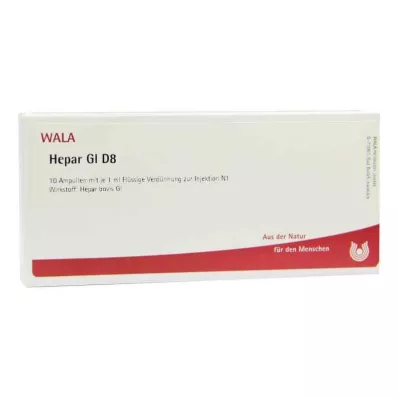 HEPAR GL D 8 ampullák, 10X1 ml HEPAR GL D 8 ampullák, 10X1 ml