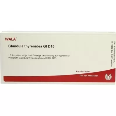 GLANDULA THYREOIDEA GL D 15 ampullák, 10X1 ml