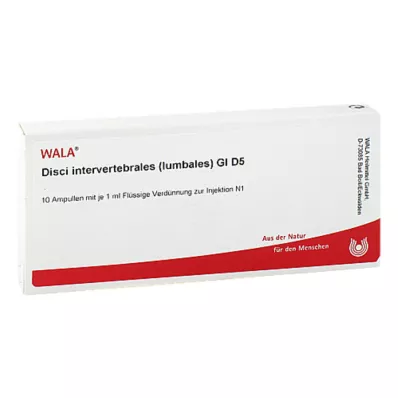 DISCI intervertebralis lumbales GL D 5 ampulla, 10X1 ml