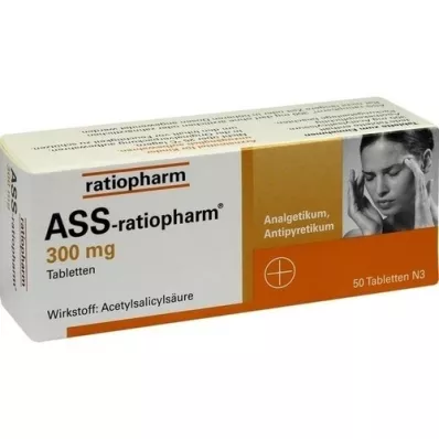 ASS-ratiopharm 300 mg tabletta, 50 db