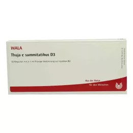 THUJA E SUMMITATIBUS D 3 ampulla, 10X1 ml