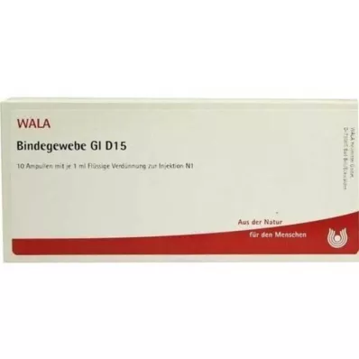 BINDEGEWEBE GL D 15 ampullák, 10X1 ml BINDEGEWEBE GL D 15 ampullák, 10X1 ml