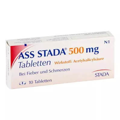 ASS STADA 500 mg-os acetilszalicilsav tabletta (10 db)