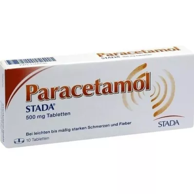 PARACETAMOL STADA 500 mg-os tabletta, 10 db