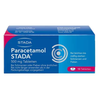 PARACETAMOL STADA 500 mg-os tabletta, 10 db PARACETAMOL STADA 500 mg-os tabletta, 10 db