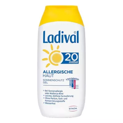 LADIVAL Allergiás bőrgél LSF 20, 200 ml