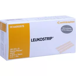 LEUKOSTRIP Varrószalagok 6,4x76 mm-es doboz, 50X3 db