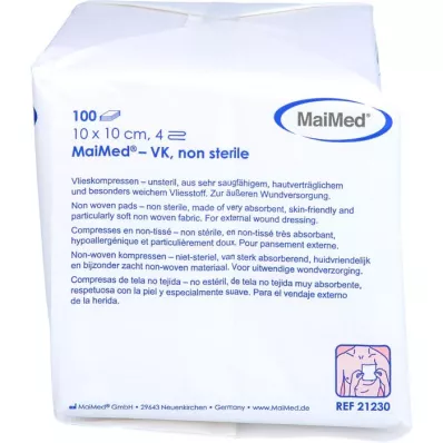 VLIESSTOFF-KOMPRESSEN nem steril 10x10 cm-es, 4-szeres, 100 db