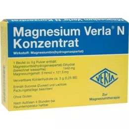 MAGNESIUM VERLA N koncentrátum Plv.e.L.for Intake, 20 db