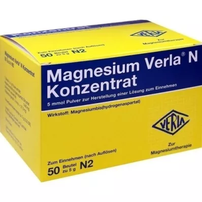 MAGNESIUM VERLA N koncentrátum Plv.e.L.for Intake, 50 db