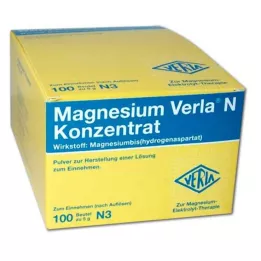 MAGNESIUM VERLA N koncentrátum Plv.e.L.for Intake, 100 db
