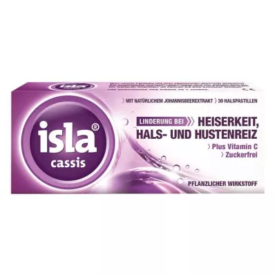 isla® cassis pasztilla, 30 db