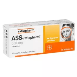 ASS-ratiopharm 500 mg tabletta, 30 db