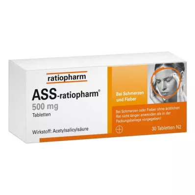 ASS-ratiopharm 500 mg tabletta, 30 db ASS-ratiopharm 500 mg tabletta, 30 db