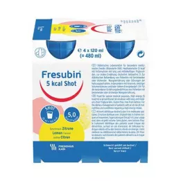 FRESUBIN 5 kcal SHOT Citromoldat, 4X120 ml