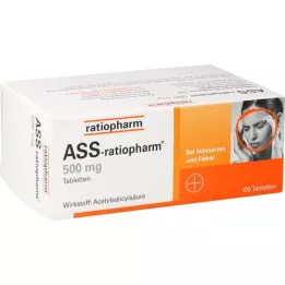 ASS-ratiopharm 500 mg tabletta, 100 db