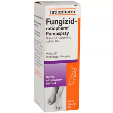 FUNGIZID-ratiopharm pumpás spray, 40 ml