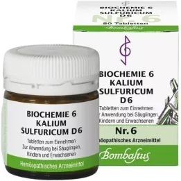 BIOCHEMIE 6 Kalium sulphuricum D 6 tabletta, 80 db