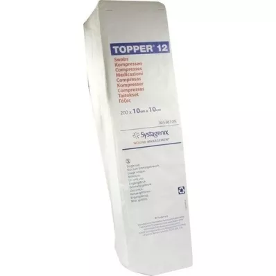 TOPPER 12 Compr.10x10 cm nem steril, 200 db