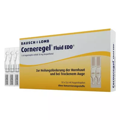 CORNEREGEL Folyadék EDO szemcsepp, 10X0,6 ml