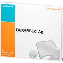 DURAFIBER Ag 15x15 cm-es kötszer, 5 db