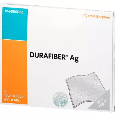 DURAFIBER Ag 15x15 cm-es kötszer, 5 db