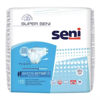 SUPER SENI XS méretű inkontinencia nadrág, 10 db