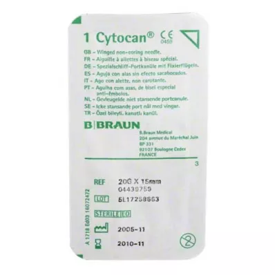 CYTOCAN Port kanül 20 G 15 mm, 1 db