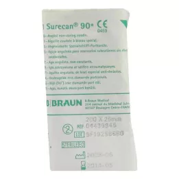 SURECAN Port kanül 20 Gx25 mm-es szögletes, 1 db