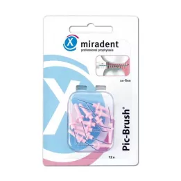 MIRADENT Interd.Pic-Brush csere ecset xx-finom rózsaszín, 12 db