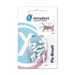 MIRADENT Interd.Pic-Brush csere ecset finom fehér, 12 db
