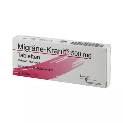 MIGRÄNE KRANIT 500 mg-os tabletta, 10 db